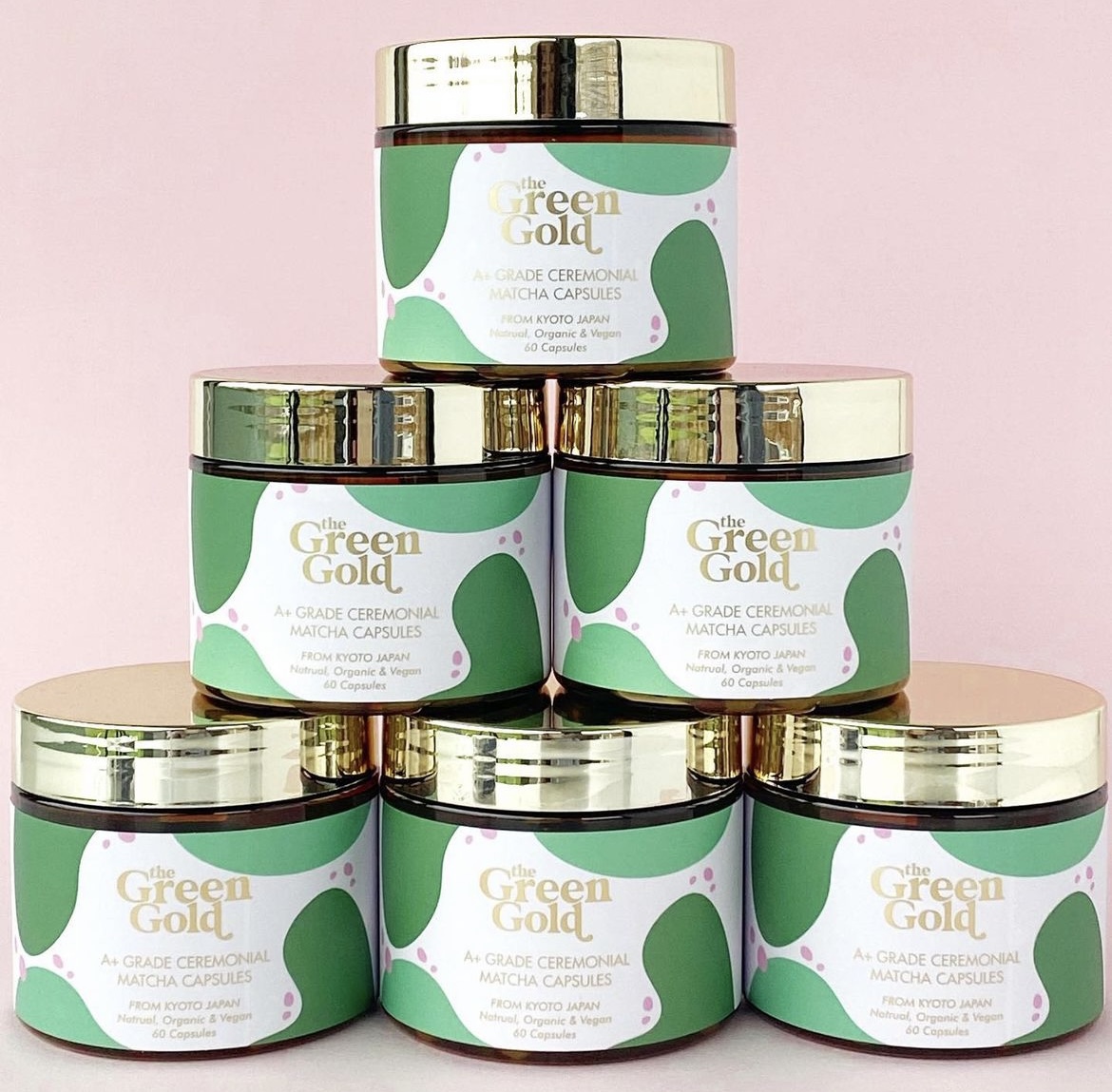 Matcha capsules voedingssupplement